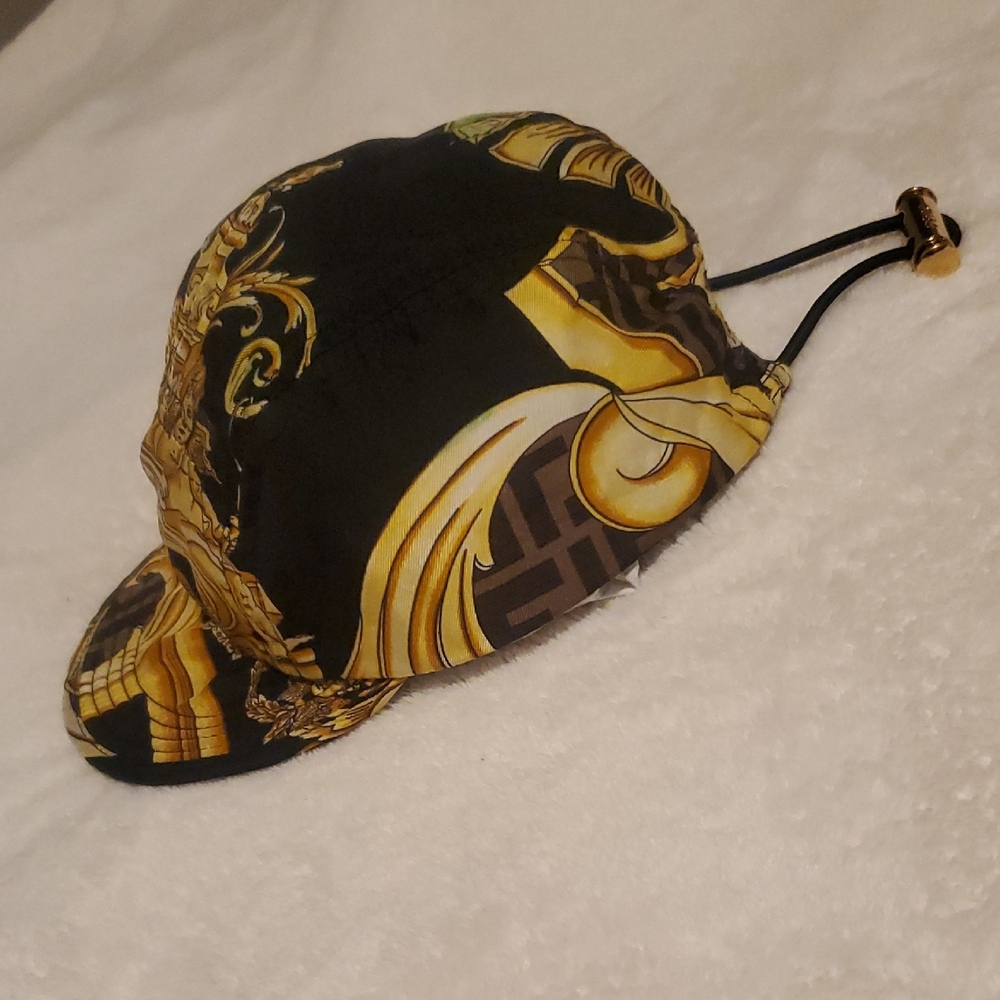 FENDACE Fendi x Versace Silk Cap Hat - Picture 3 of 17